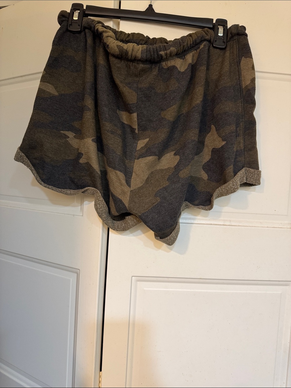 PINK Victoria's Secret Military Camo Hoodie and Short set - Olive Green - Picture 5 of 5